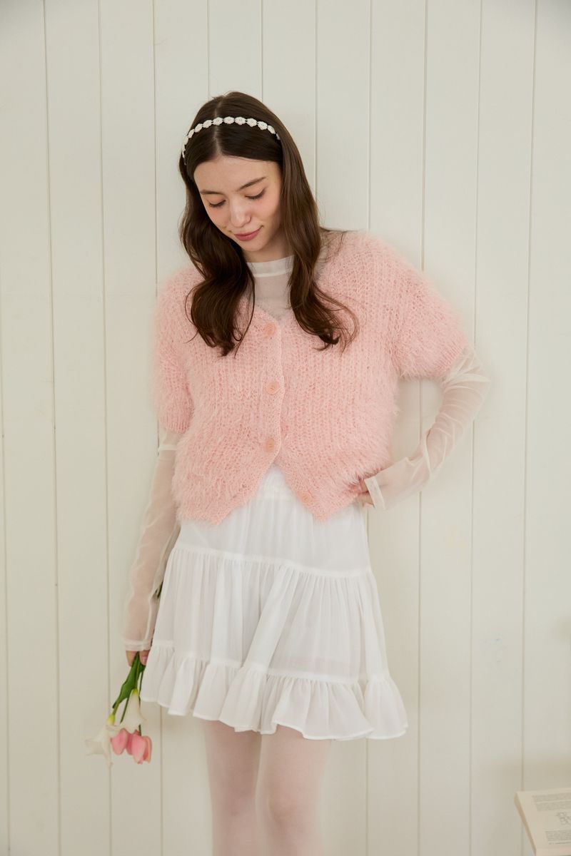 MESH SHEER SIMPLE TOP