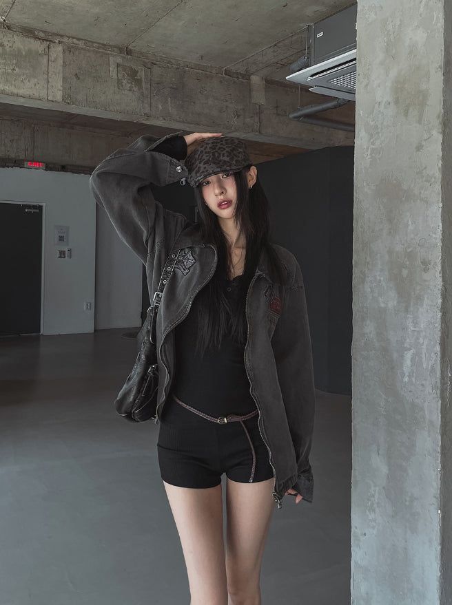 Visen Two Way Patch Pigment Jacket