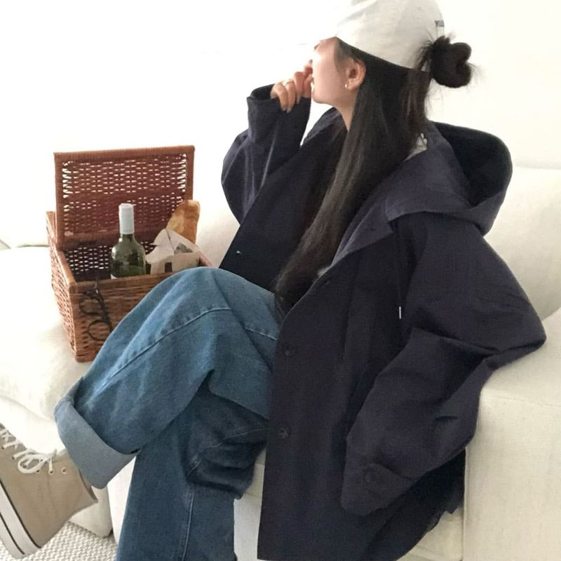 [BELLIDE MADE] half Trench jacket