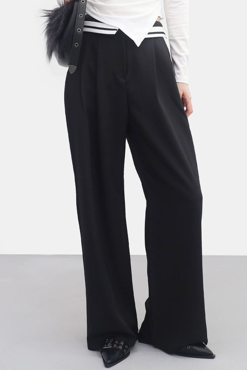 Jeanine Two-Tone Slacks Pants