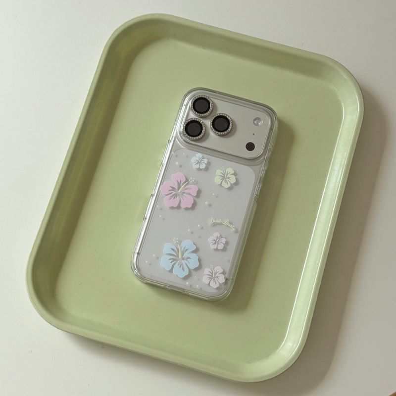 hibiscus jellhard case (pastel mix)