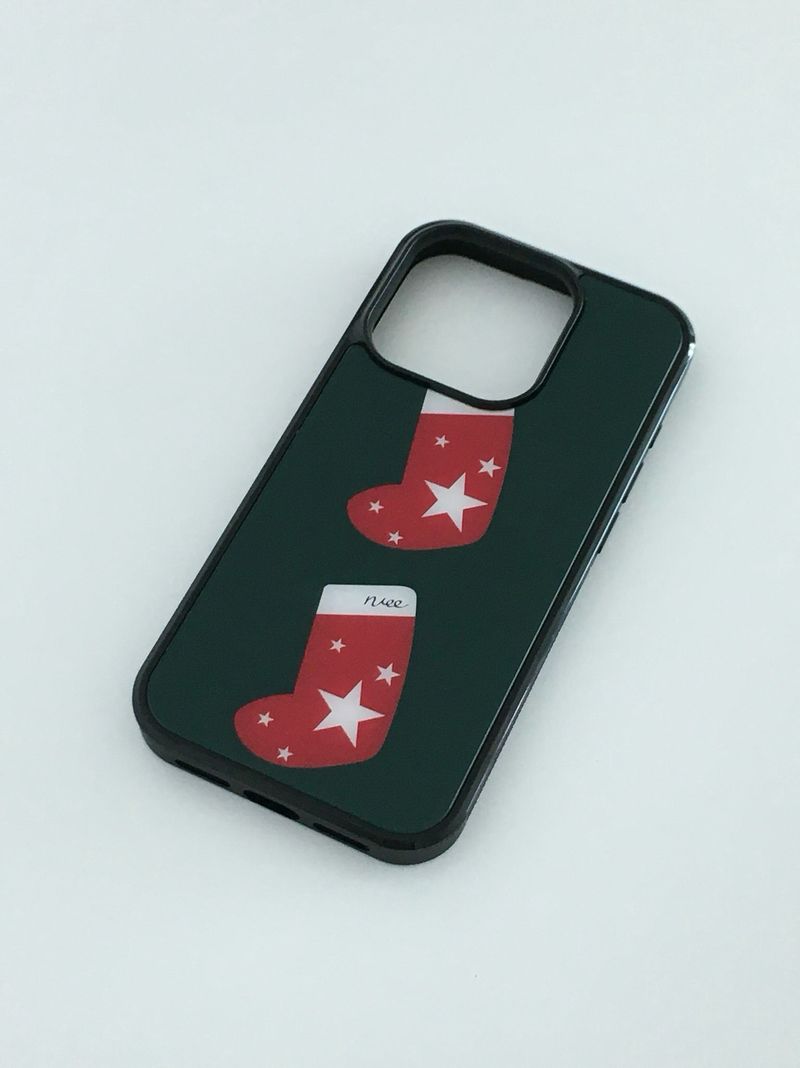 tree socks case (green) 