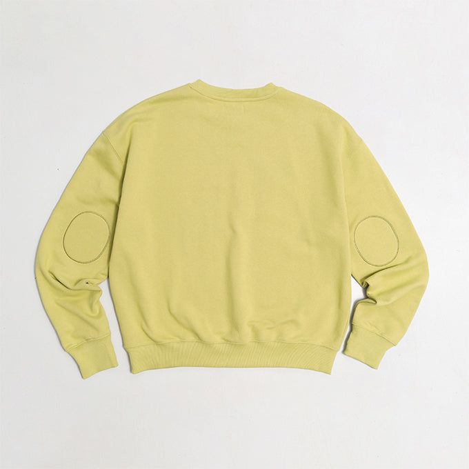 GARDEN EMB THUMBHOLE SWEATSHIRTS-GRASS