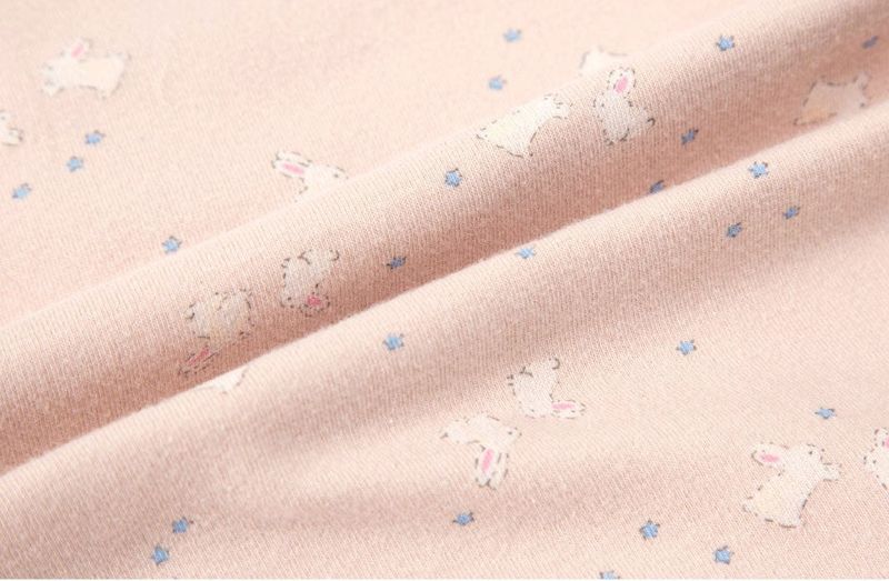 star rabbit long sleeve pink