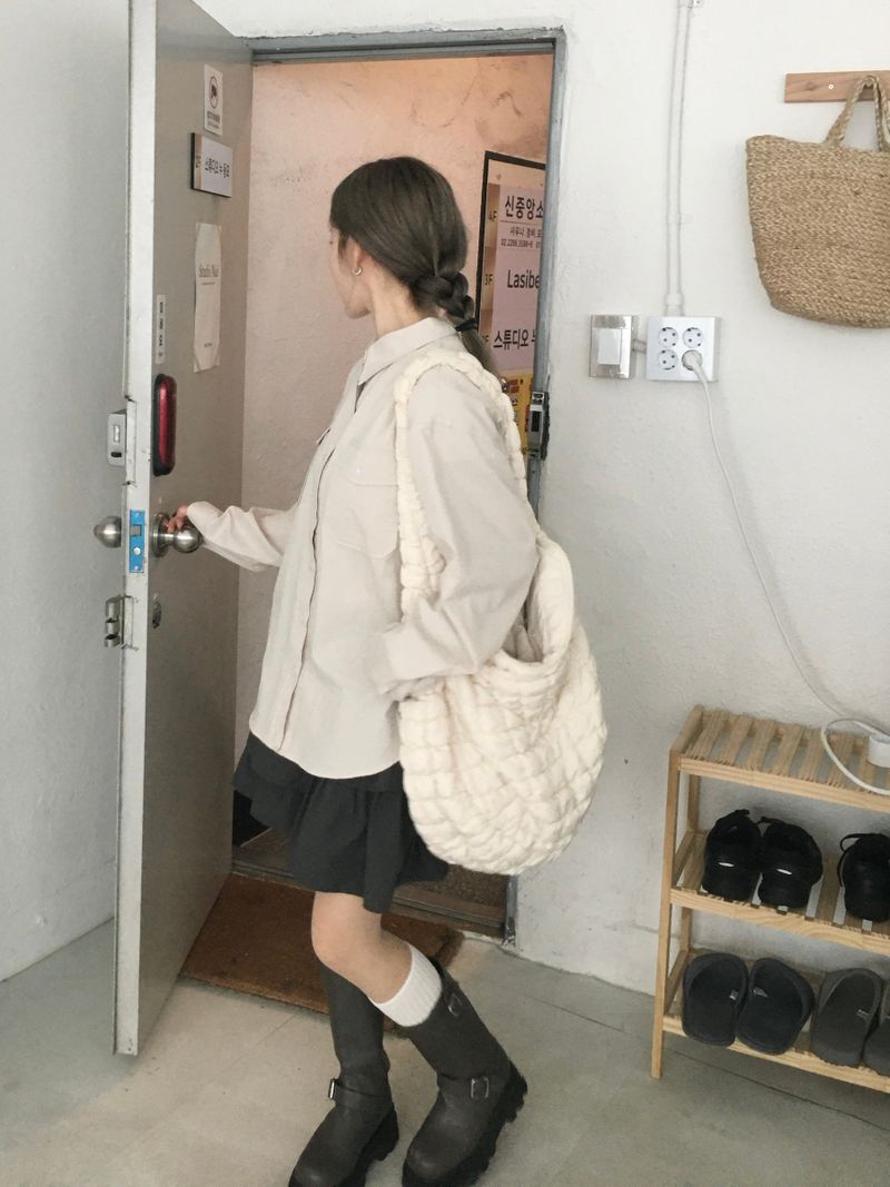 Mute Unbalanced Layered Skirt (3c)