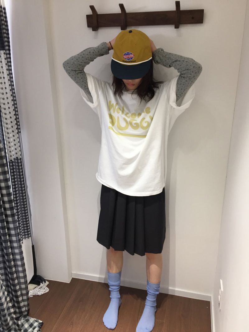 YWD PLEATS SKIRT + BELT (2color)