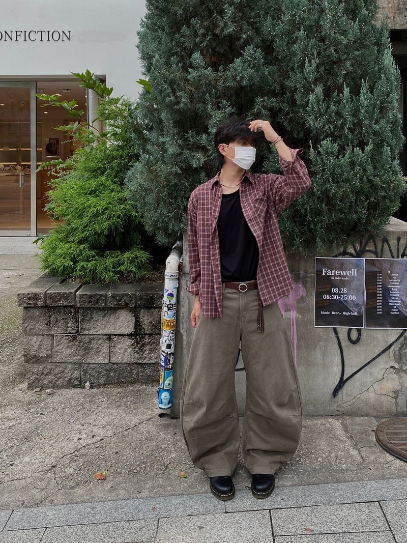 コントゥア バルーン カーブドパンツ2C
