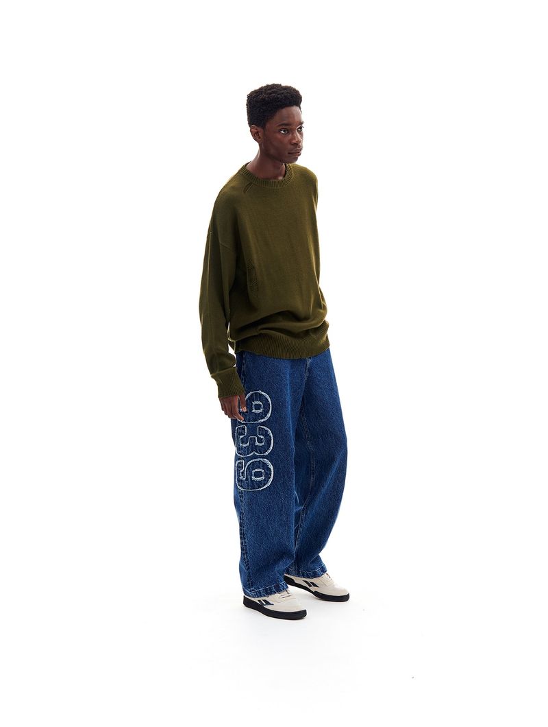 DAMAGED KNIT (KHAKI)