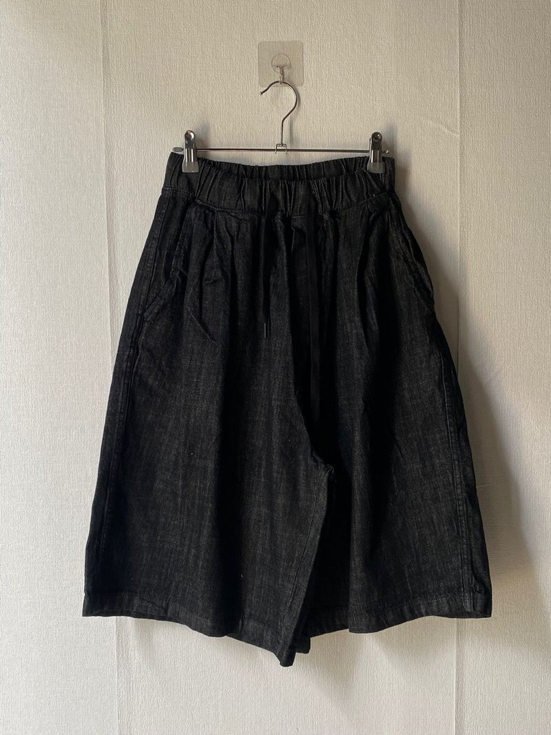 Denim Balloon Half Pants 2C