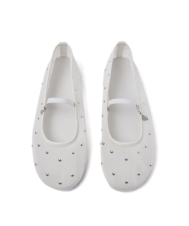 NEW Bliss 0025. Studded Mesh Flat - 2colors