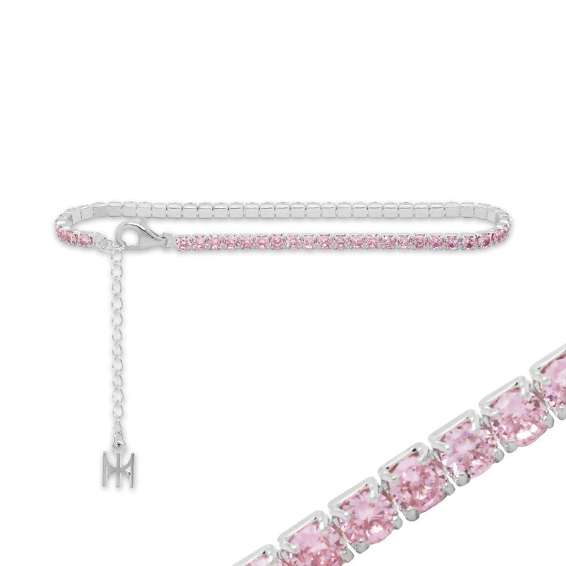MACIER（マシール）の「[S925] Pink Mini Tennis Bracelet (rosegold)（Accessories）」