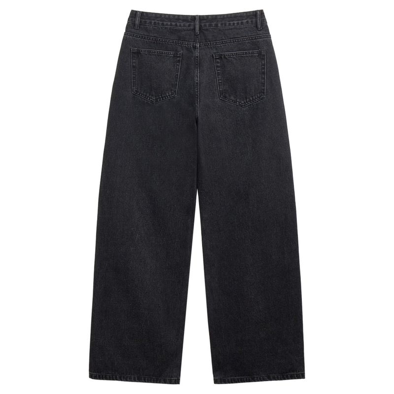Basic denim pants (black)