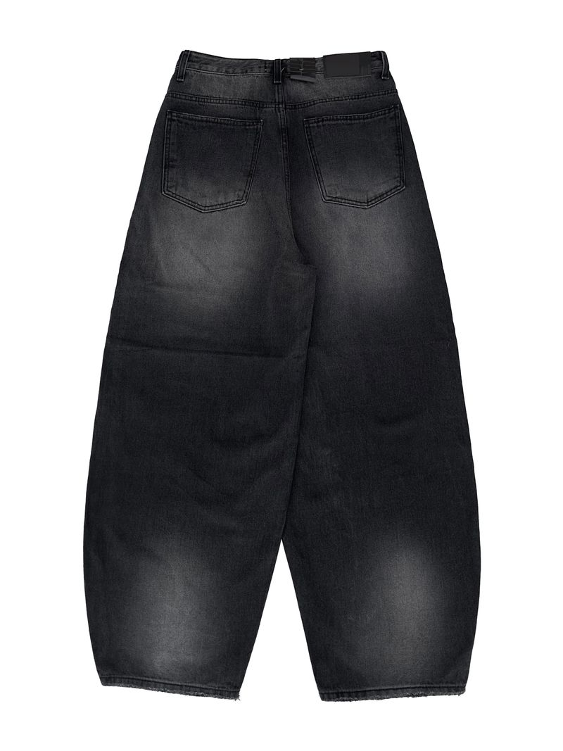 vintage circle fade wide denim