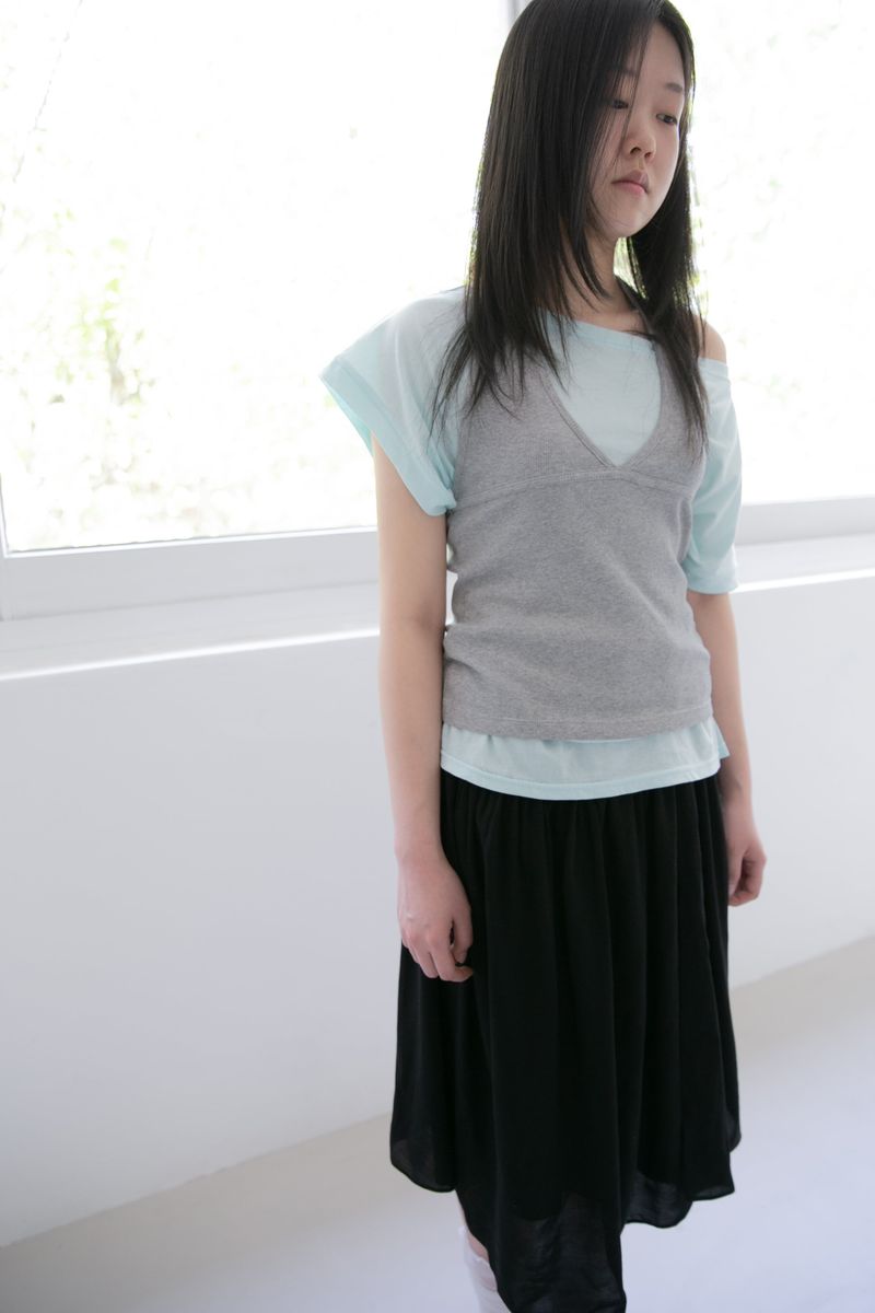 backless halterneck sleeveless top(5colors)