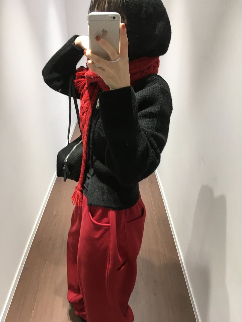 Knit Hoodie Zip-Up (3color)