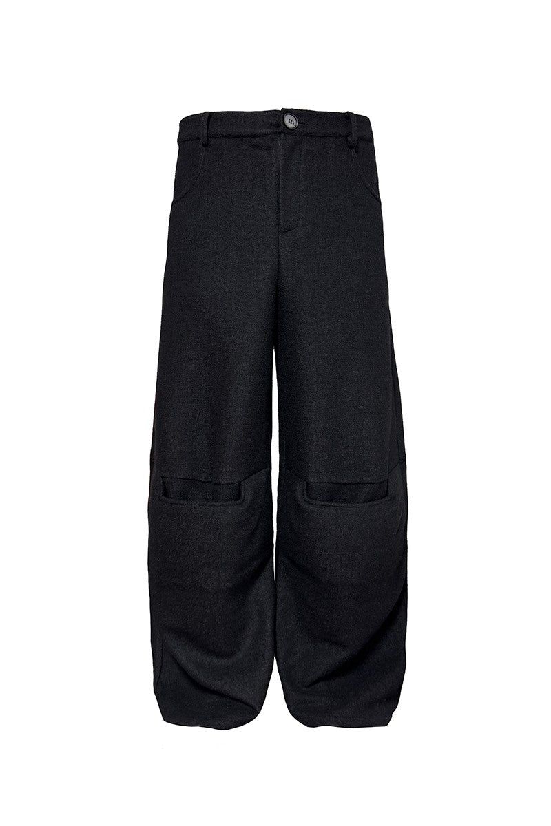 JCAESAR(ジュリウス・シーザー)の「Pleated Wool Panel Wide Pants(Pants)」