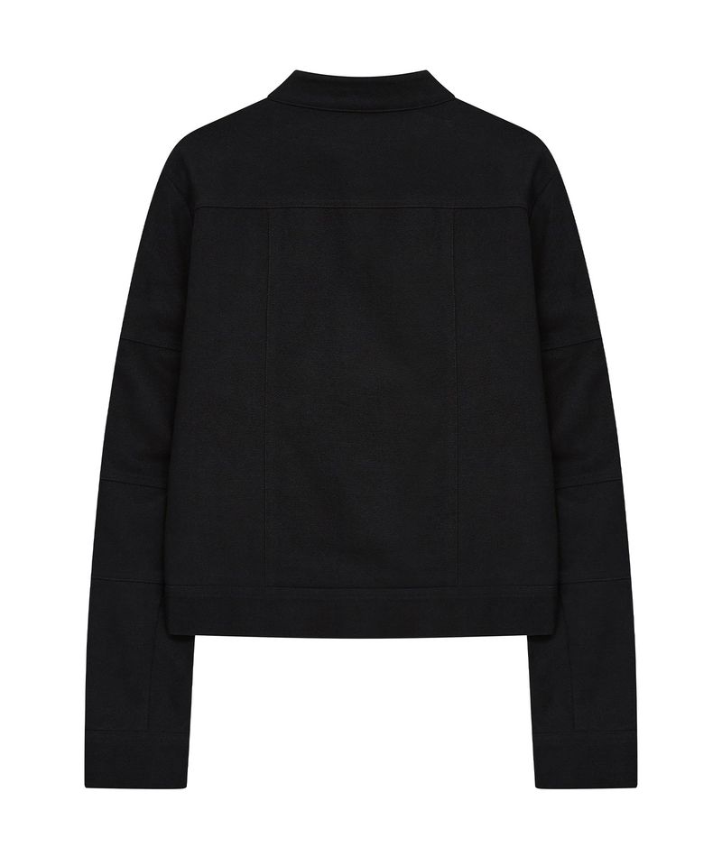 2 zip jacket (black)