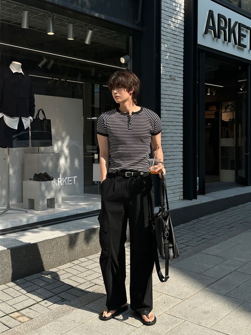 lemenne(ルメンヌ)の「LMN Off-PigDying Semi-Wide Pants (3 colors)(Pants)」