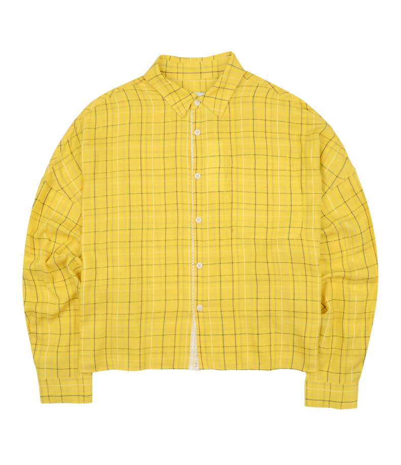 CHANCECHANCE（チャンスチャンス）の「YELLOW FRINGED SHIRT（Tops）」