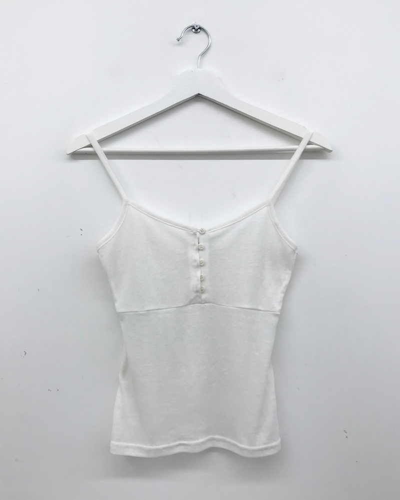 Epo Sheer Button Sleeveless (6color)
