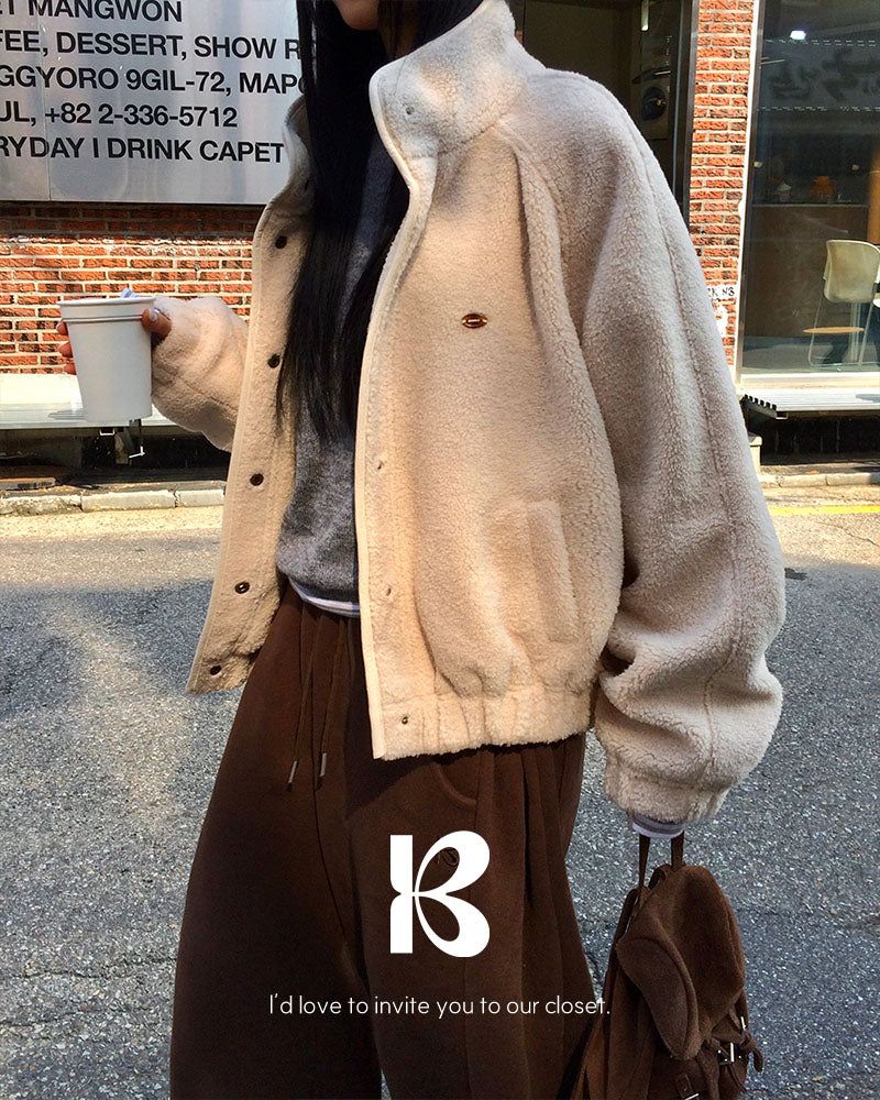 [ORIGINAL] Cable Wool Fleece Jumper