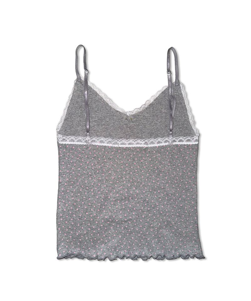 flower lace sleeveless (2colors)