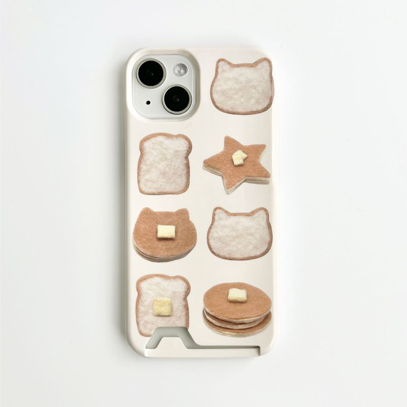 soften（ソプン）の「[MADE] キャットベーカリーカードハードケース（スマホグッズ/小物）」