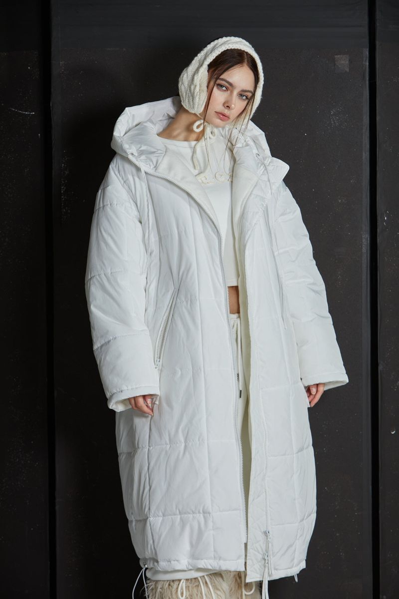 GL LONG PADDING -WHITE