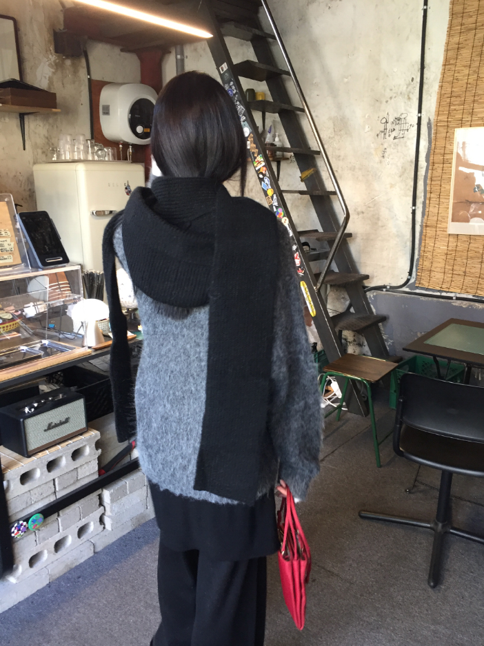 マイディルージュポケットモヘアカーディガン（2c）