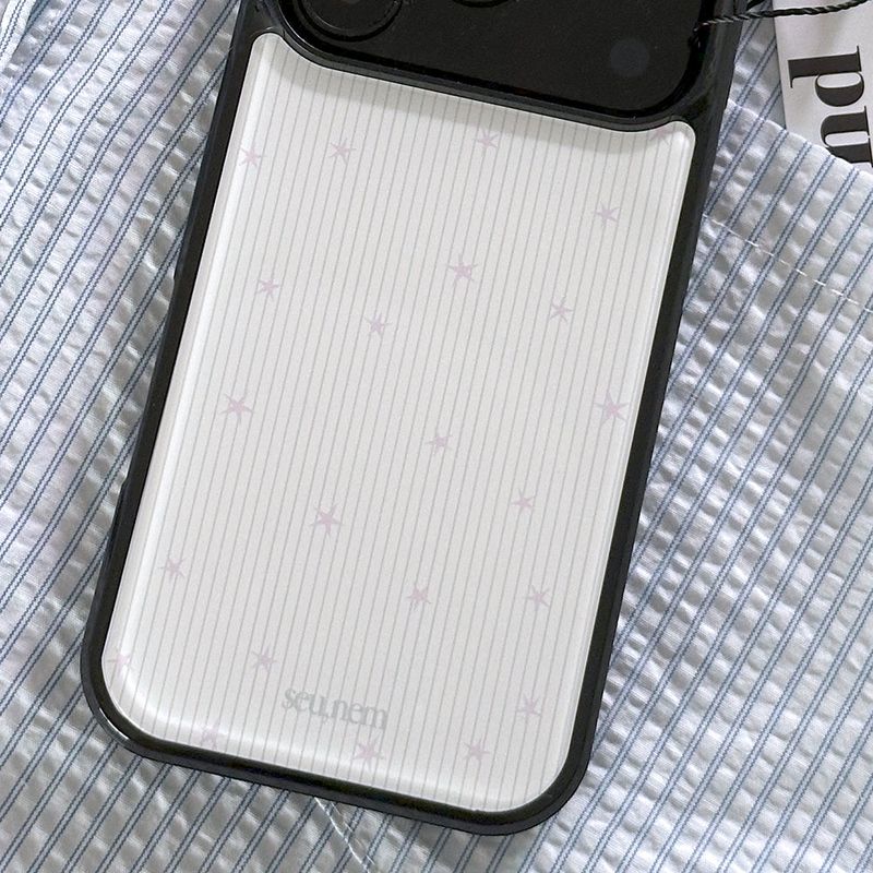 SUN CASE GRAPHIC STRIPE PINK STAR