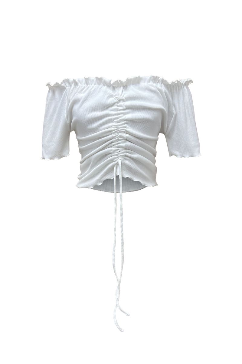 XOXO OFF-SHOULDER / WHITE