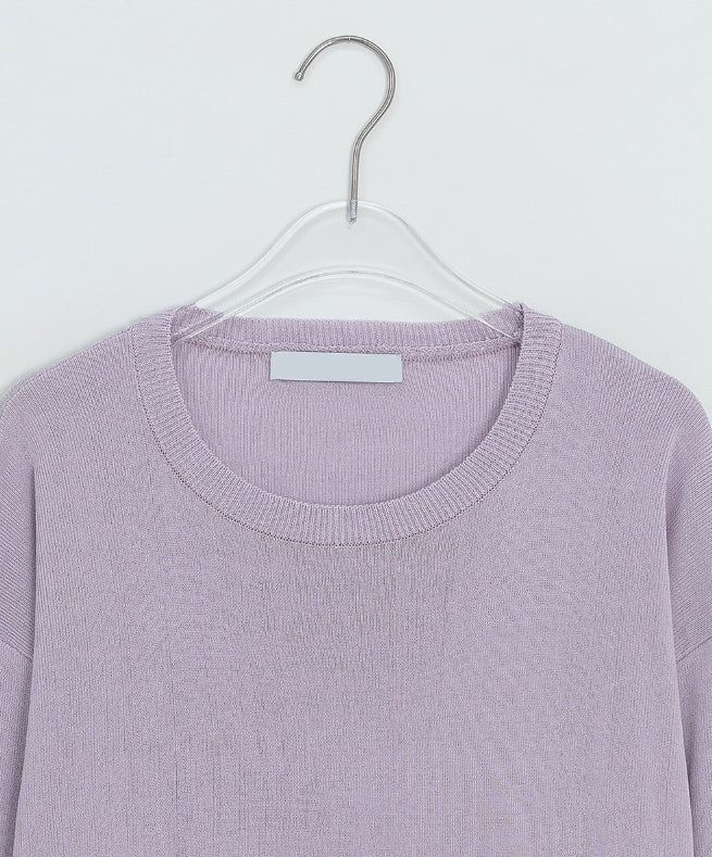 Muden Basic Color Round Neck Knit