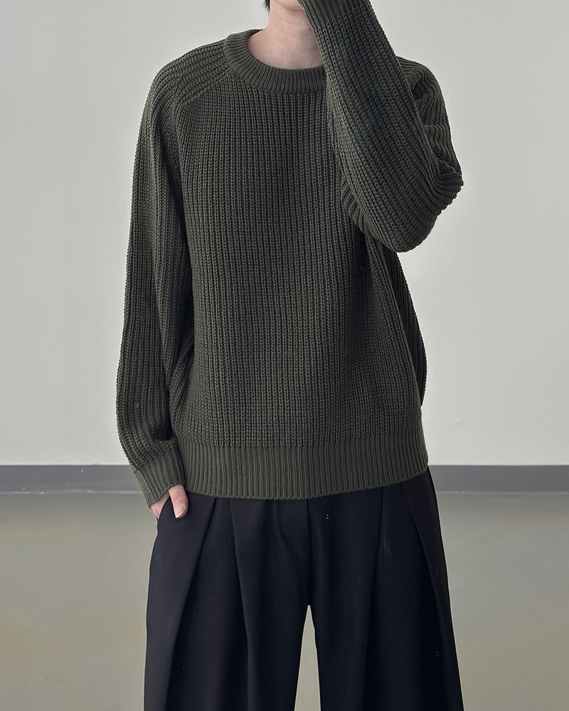 Hild Panel Cropped Hachi Knit