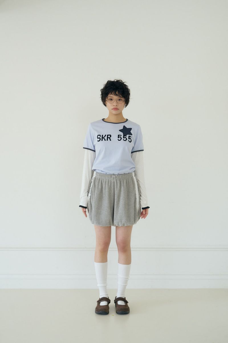 SHAKIRI（シャキリ）の「VANILLA TERRY PUMPKIN PANTS (GREY)（Pants）」