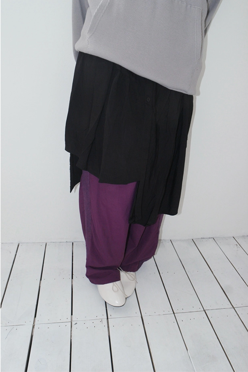 unbal black shirt OPS