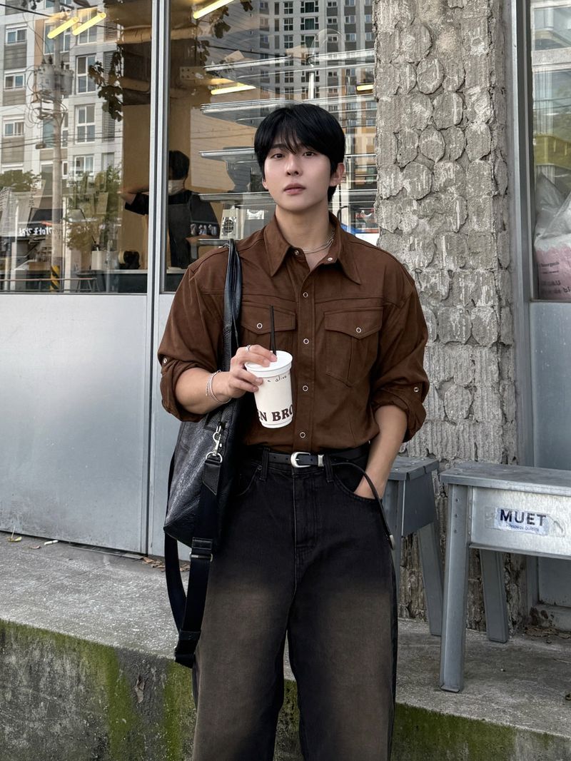 Yard suede western shirt