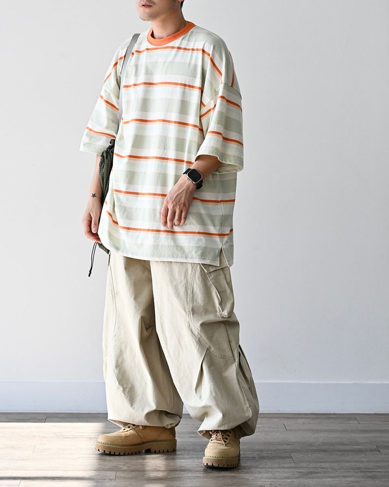 GAT LINE CARGO BALLOON PANTS