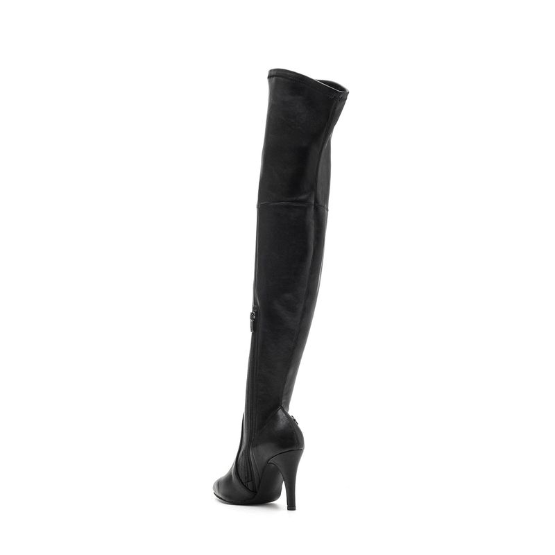 New Thigh High Boots Heel(Black)