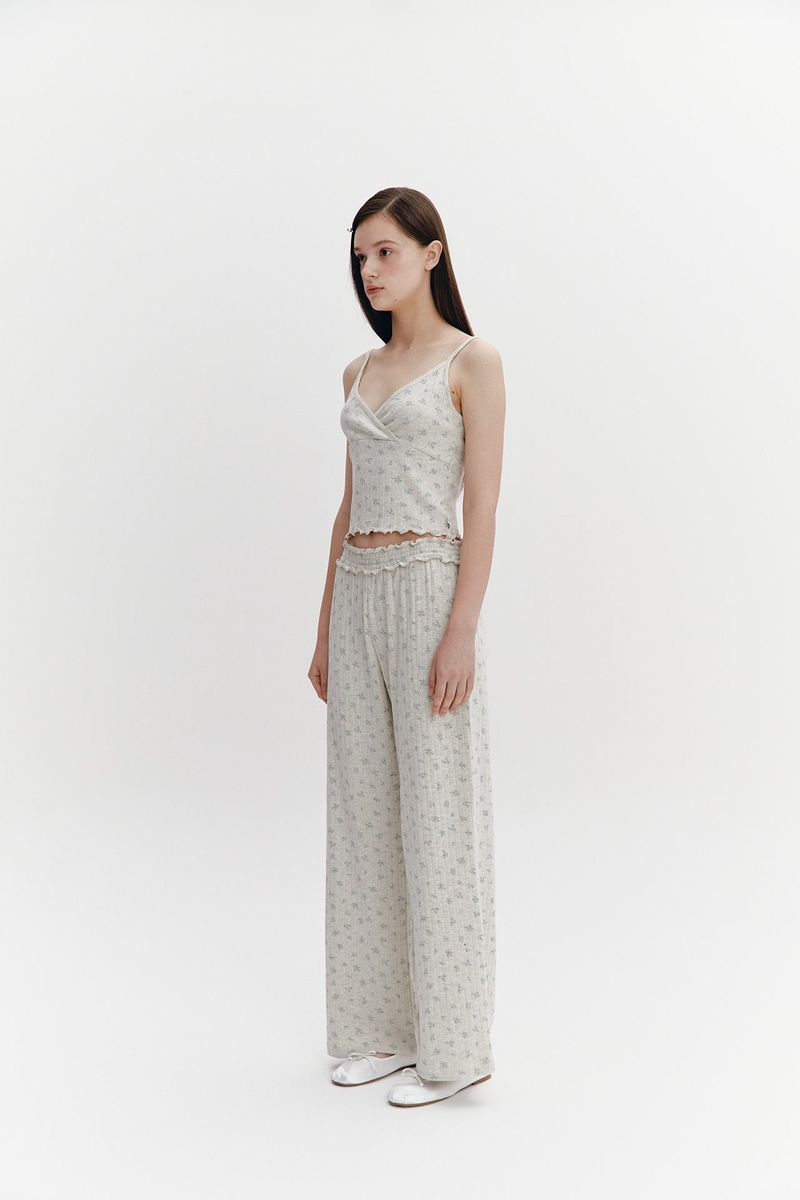 Wave Frill Pants Oatmeal
