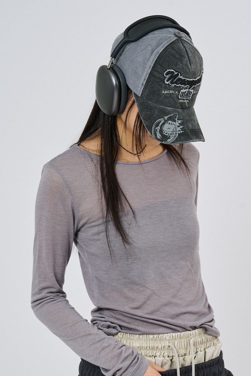 Shark pigment vintage ball cap