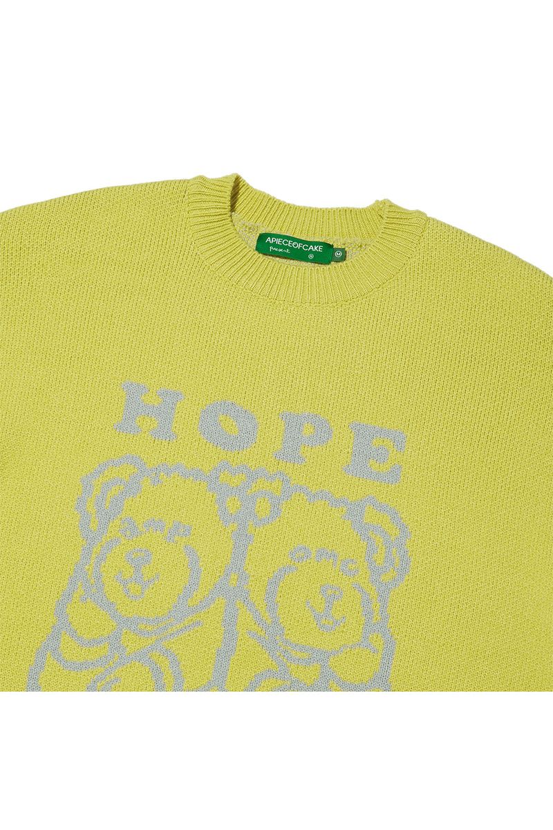 HTT Jacquard Knit_Lime