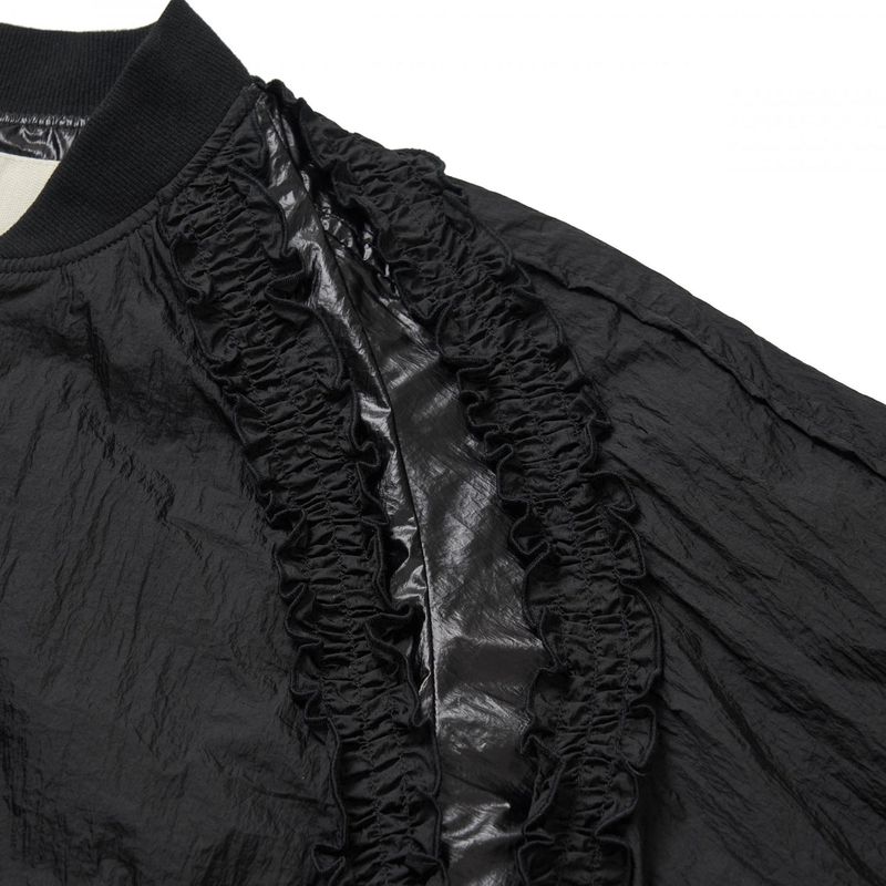 SHOULDER SHIRRING ZIP UP 2 COLOR(LEBSSJP5168)