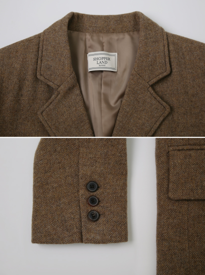 [SHOPPERMADE] Wool Premium Jacket (2color)