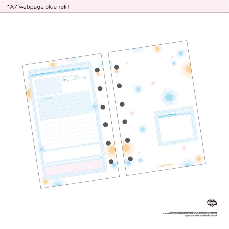 A7 webpage blue refill