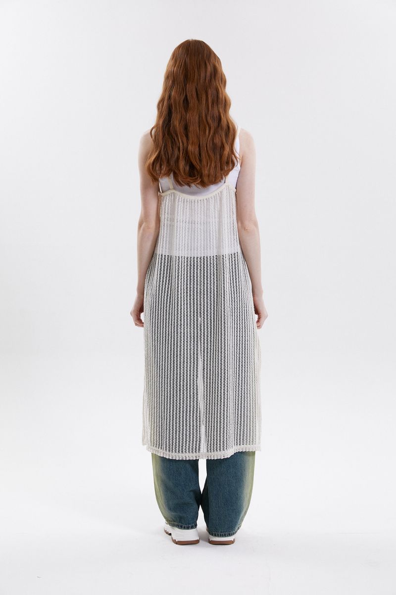 NET SLIP DRESS