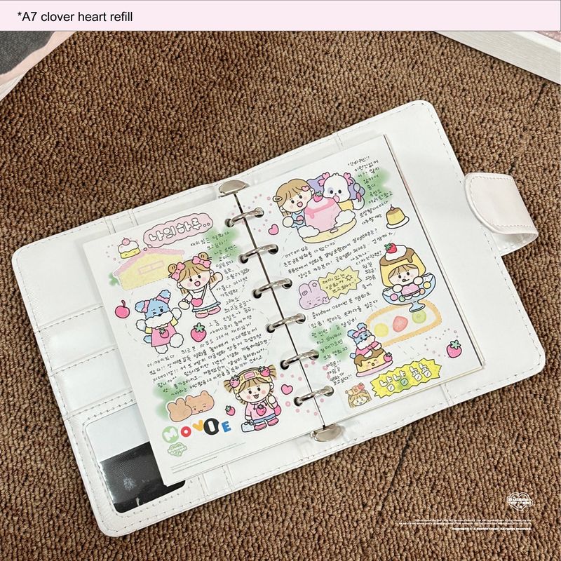 A7 clover heart refill