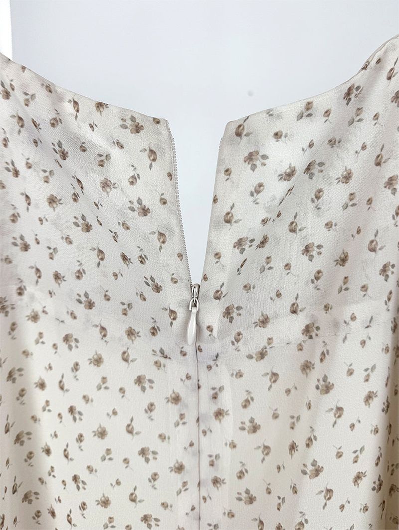 VINTAGE FLOWER FLARE DRESS (2C)