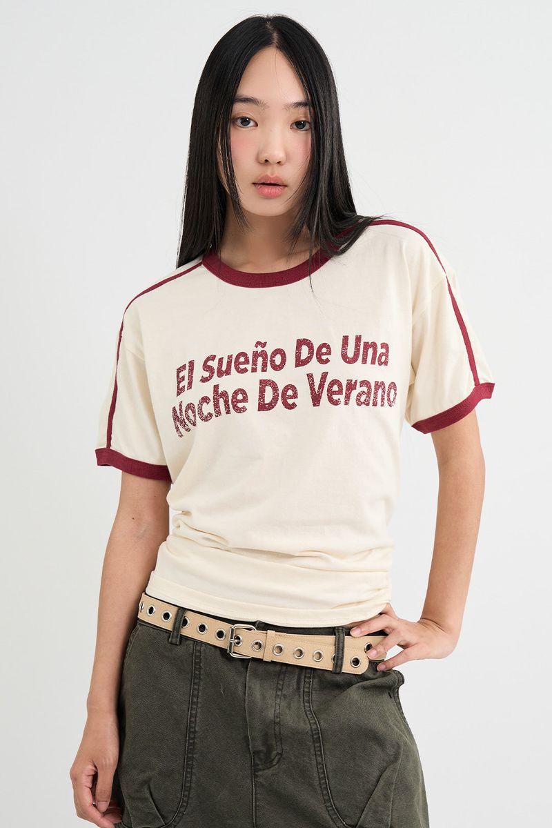 Raucohouse（ラウコハウス）の「Dream Vintage Ringer T-shirt（Tops）」