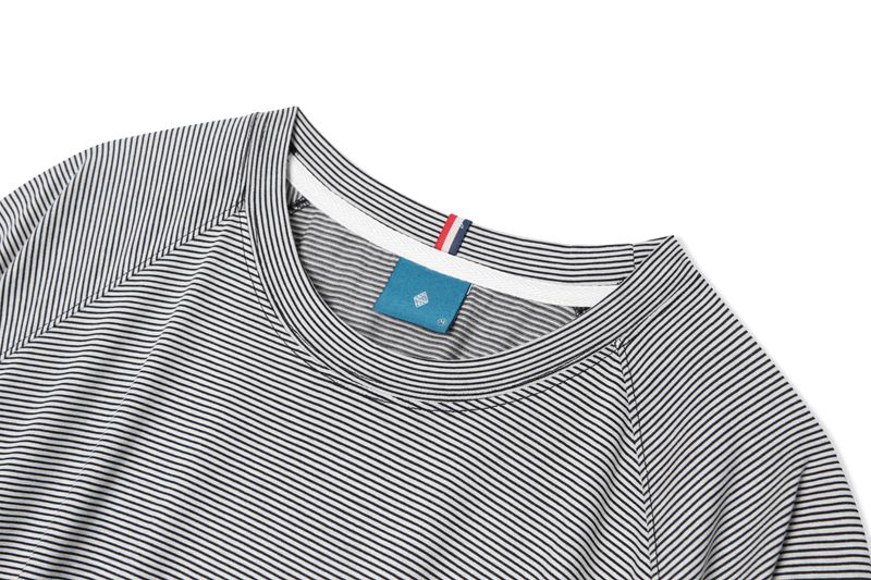 ストライプエアコンフォートショートスリーブTシャツT68