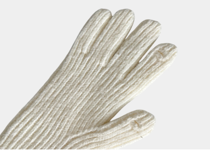  Edmo Smart Finger Hole Ribbed Gloves